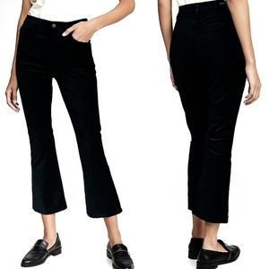 NWT CoH velveteen high rise demy crop flare pants